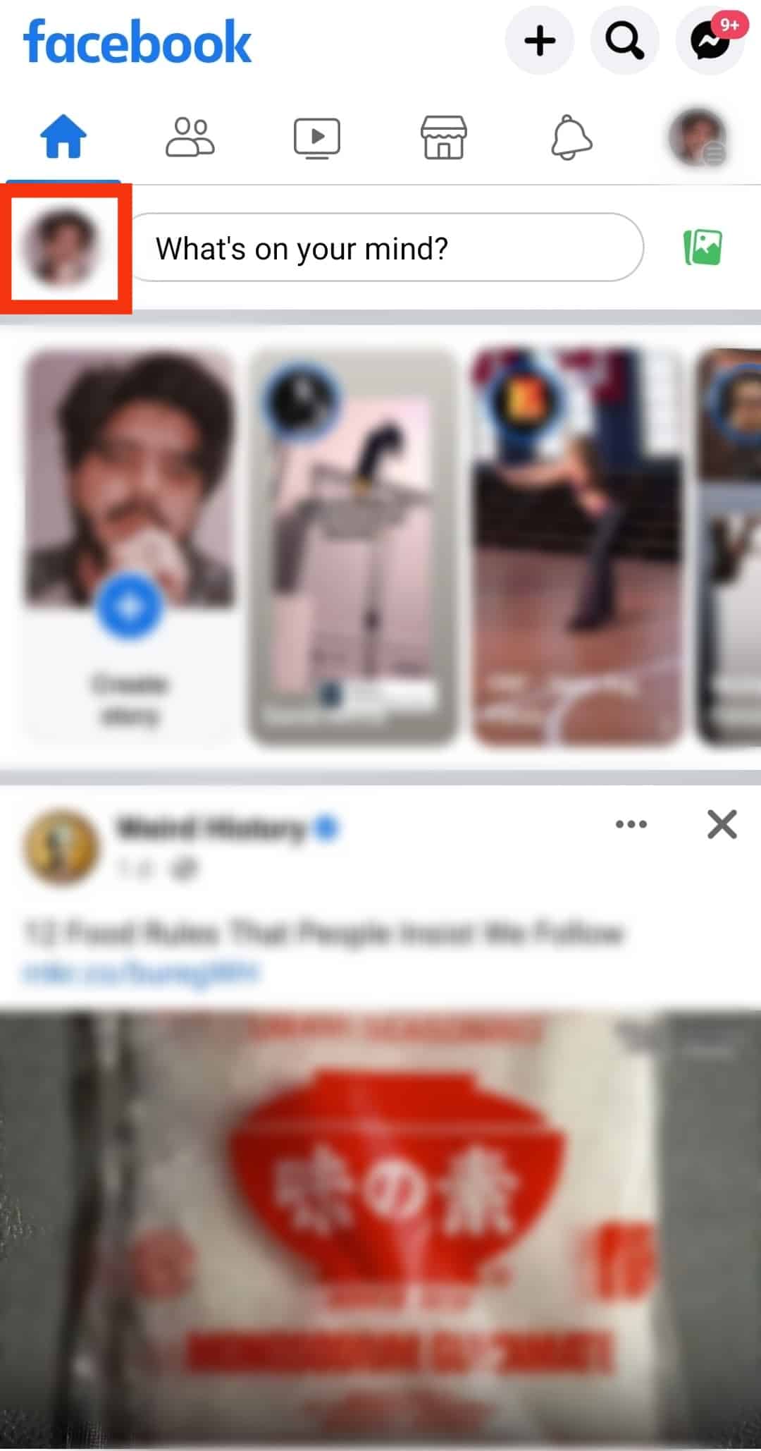 Tap On Your Profile Picture In The Top Left Corner