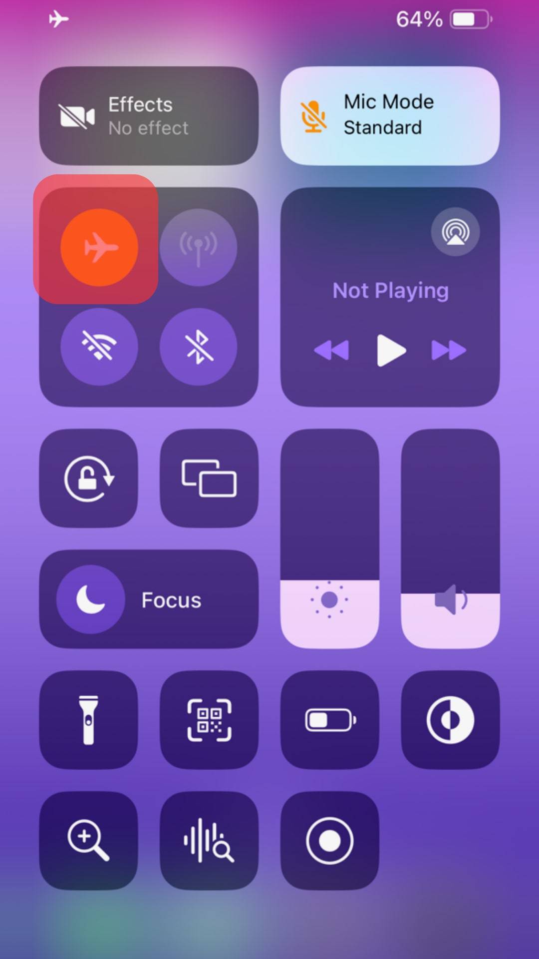 Tap The Airplane Mode Icon To Turn It Off Iphone