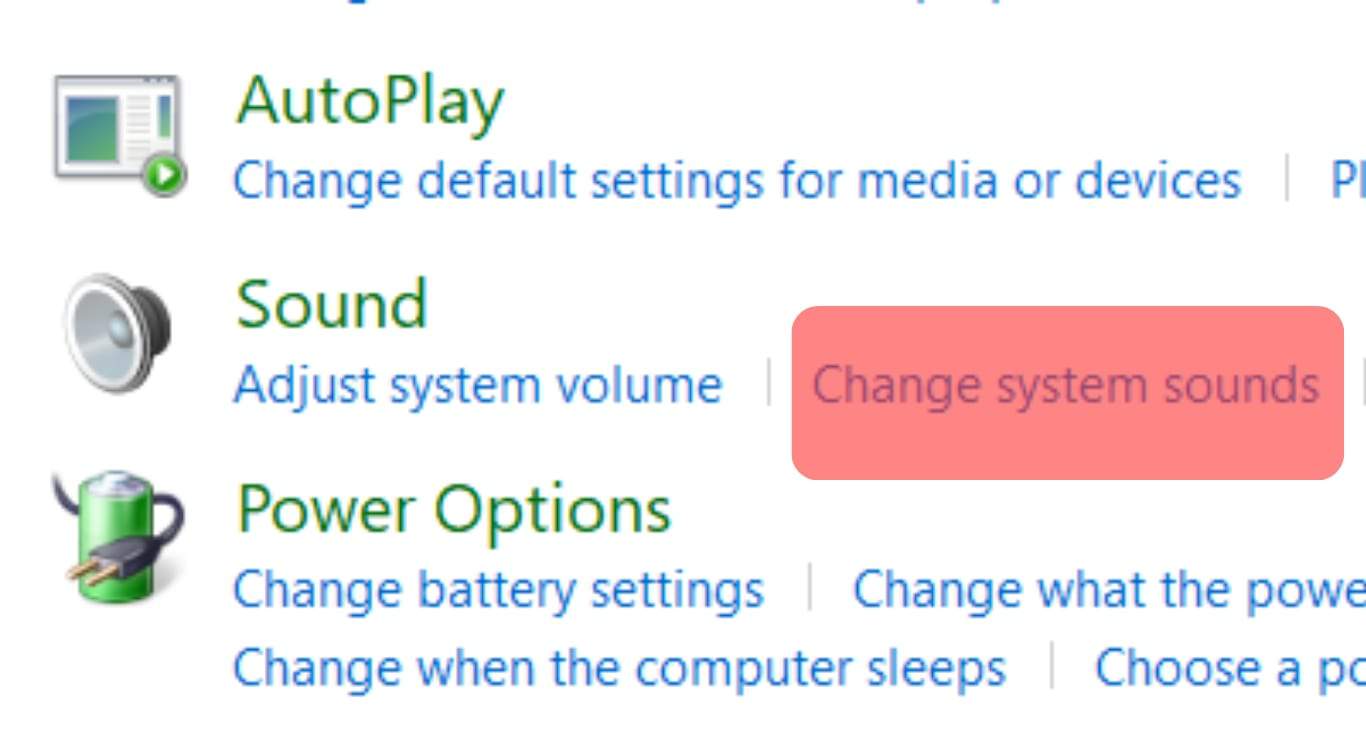 Tap The Change System Sounds Option.