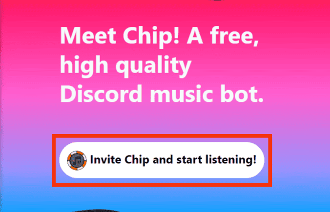 Tap The “Invite Chip And Start Listening” Button