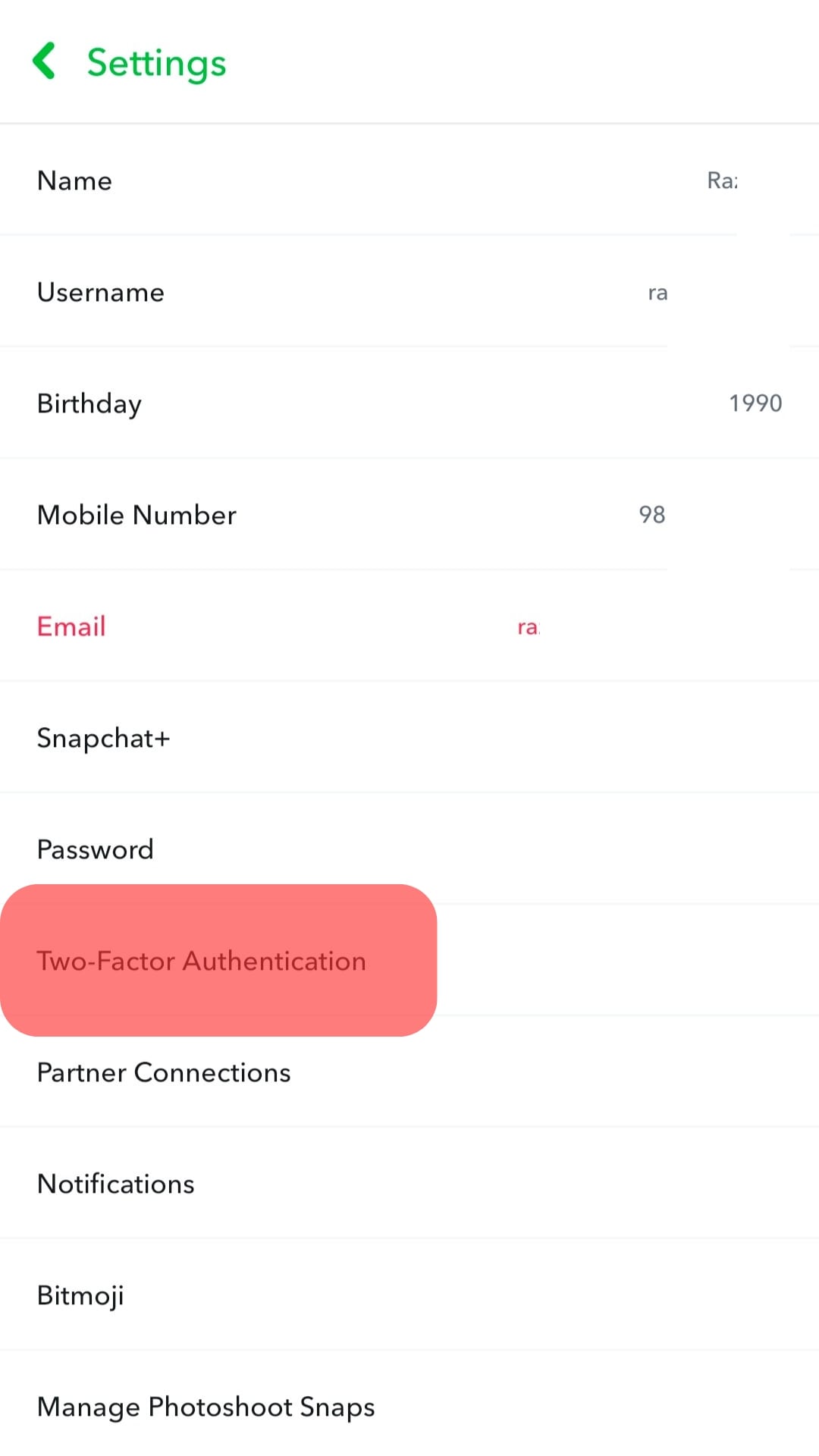 Tap The Two-Factor Authentication