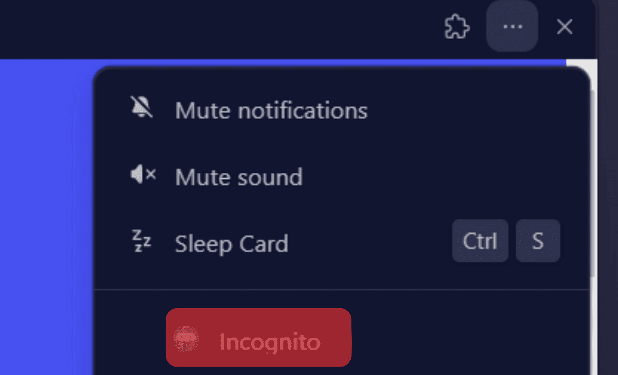 Tap The Three Dots At The Top And Enable The Incognito Option.