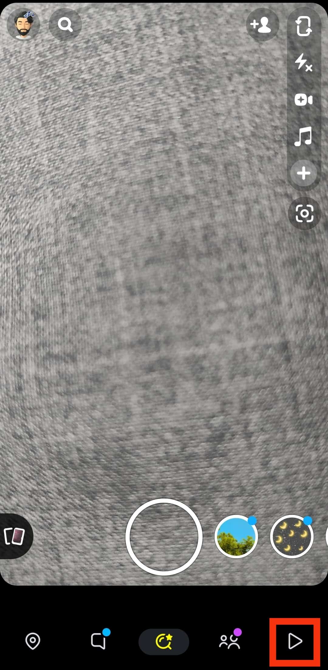 Tap The&Nbsp;Unfilled Arrow Button