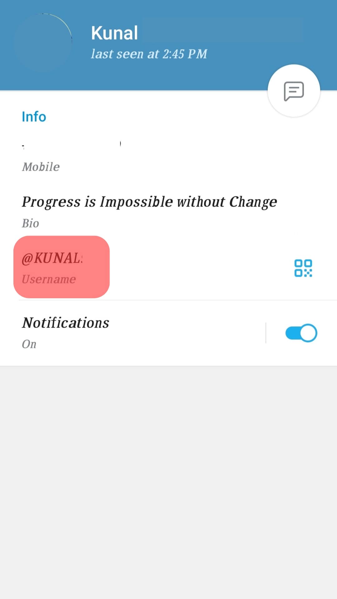 Telegram Id Detail