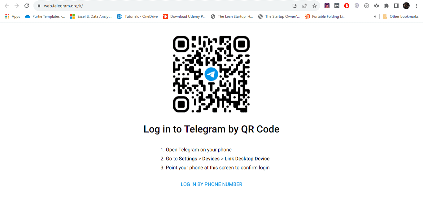 Go To Telegram Web