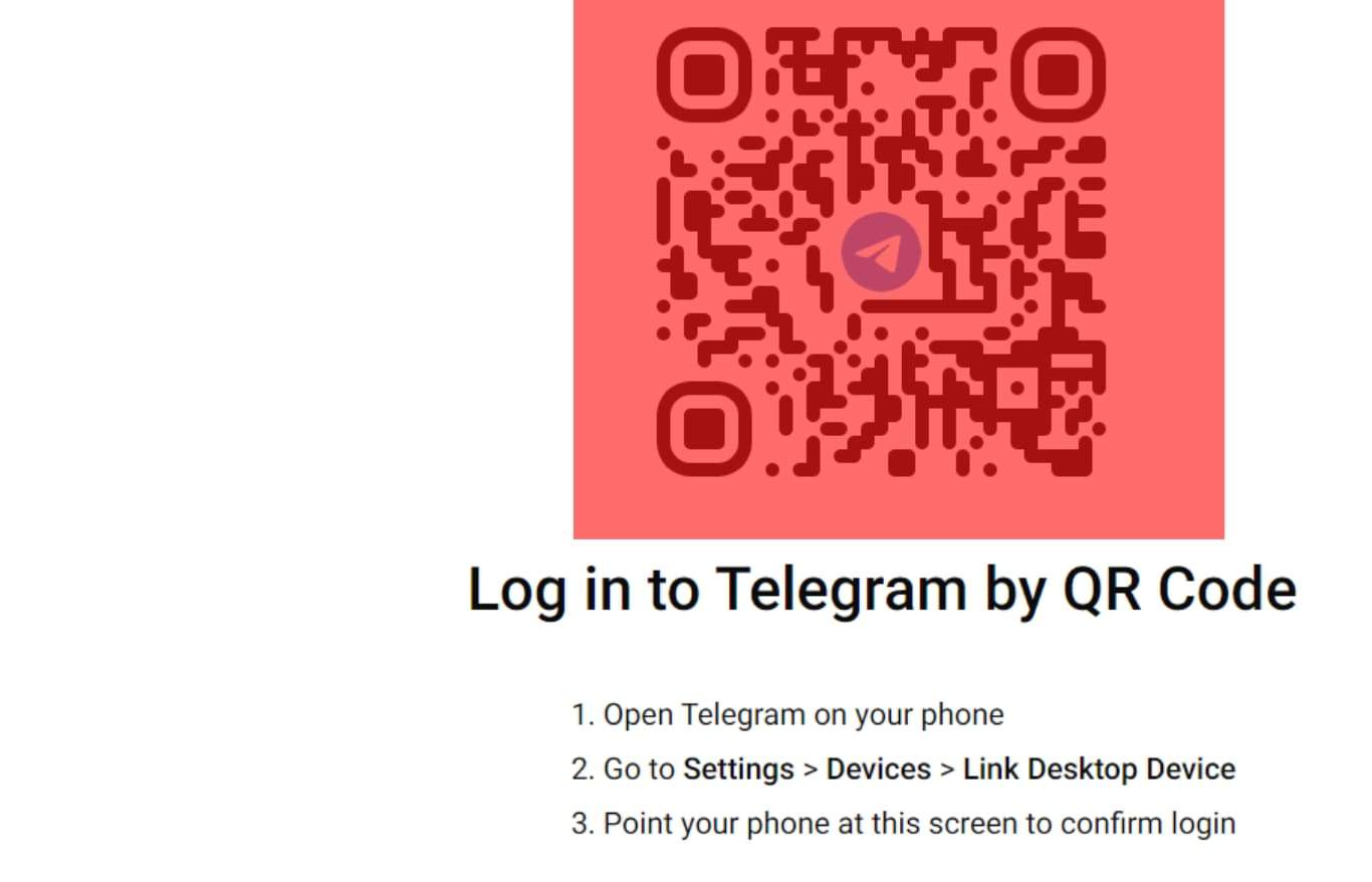Telegram Website Qr Code