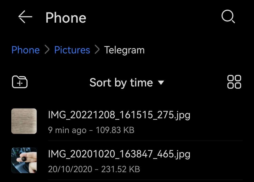 Telegram Pictures Folder In Android Files