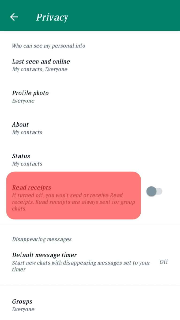How To Turn Off Read Receipts on WhatsApp Group Chat? ITGeared
