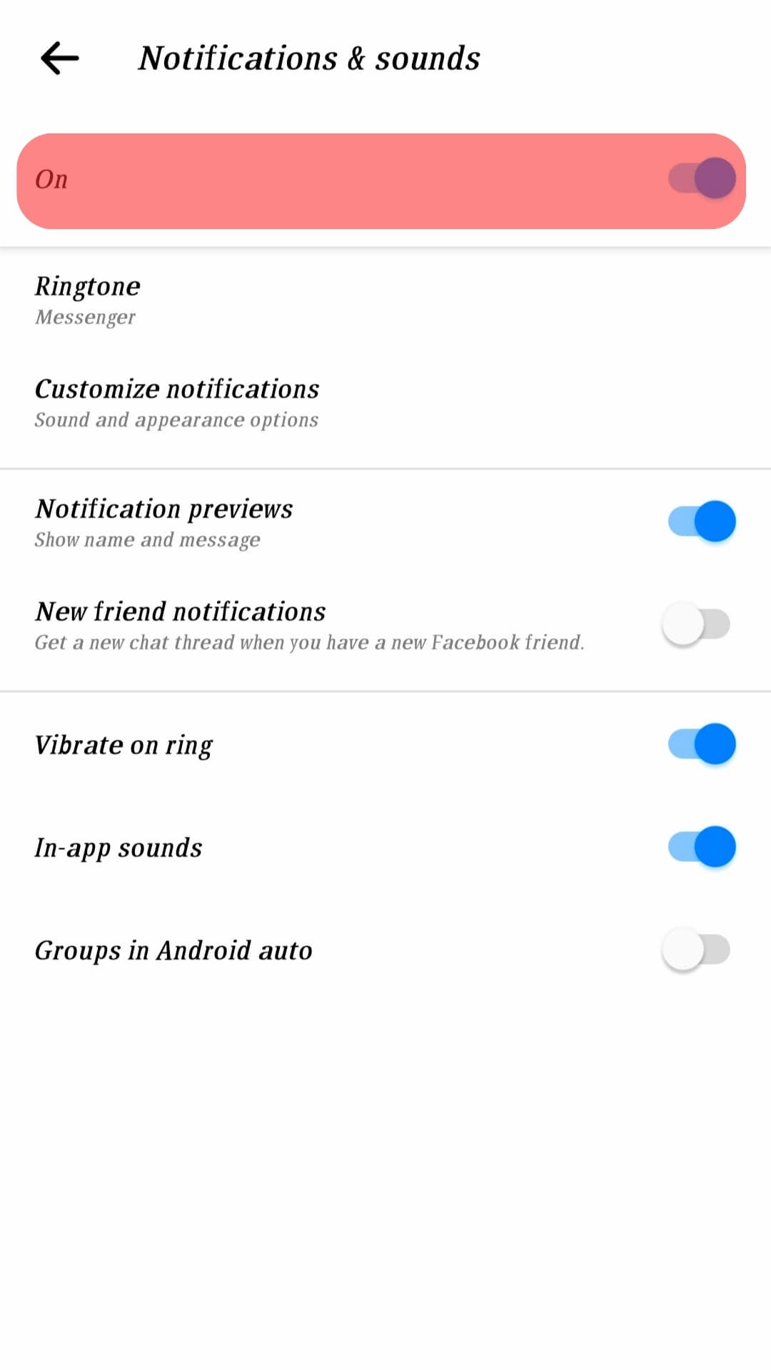 Toggle Off The Switch To Turn Off The Notifications.