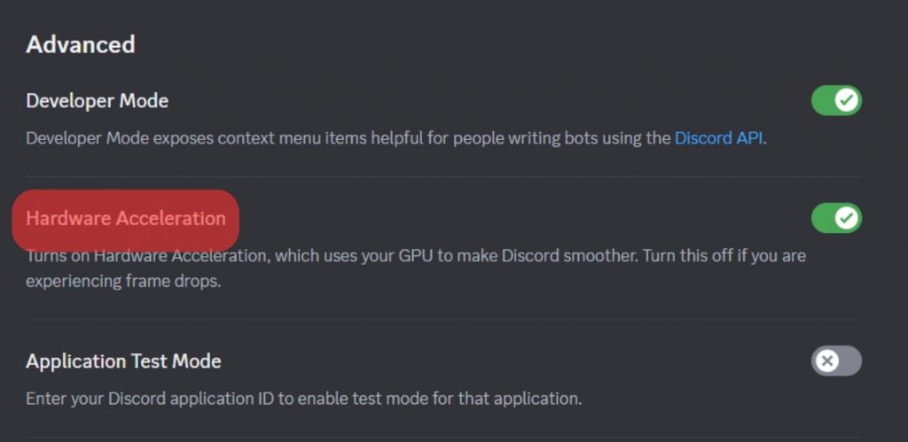 Turn Off Hardware Acceleration For Discord Desktop