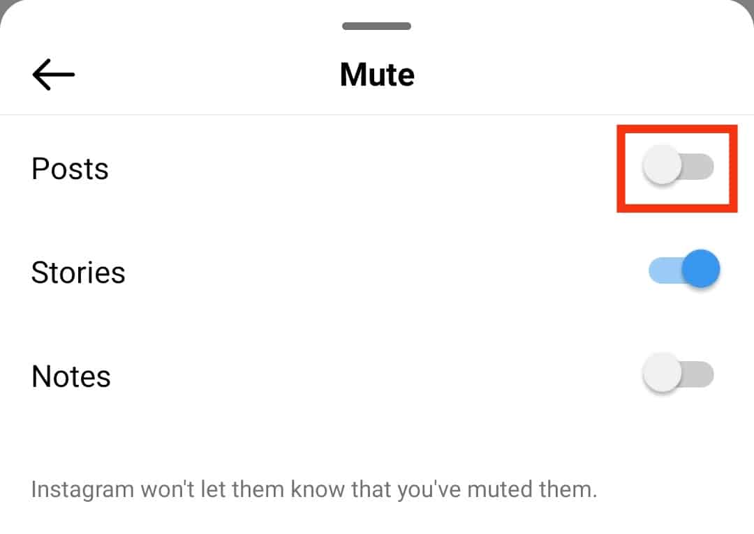 Turn Off The Posts Switch
