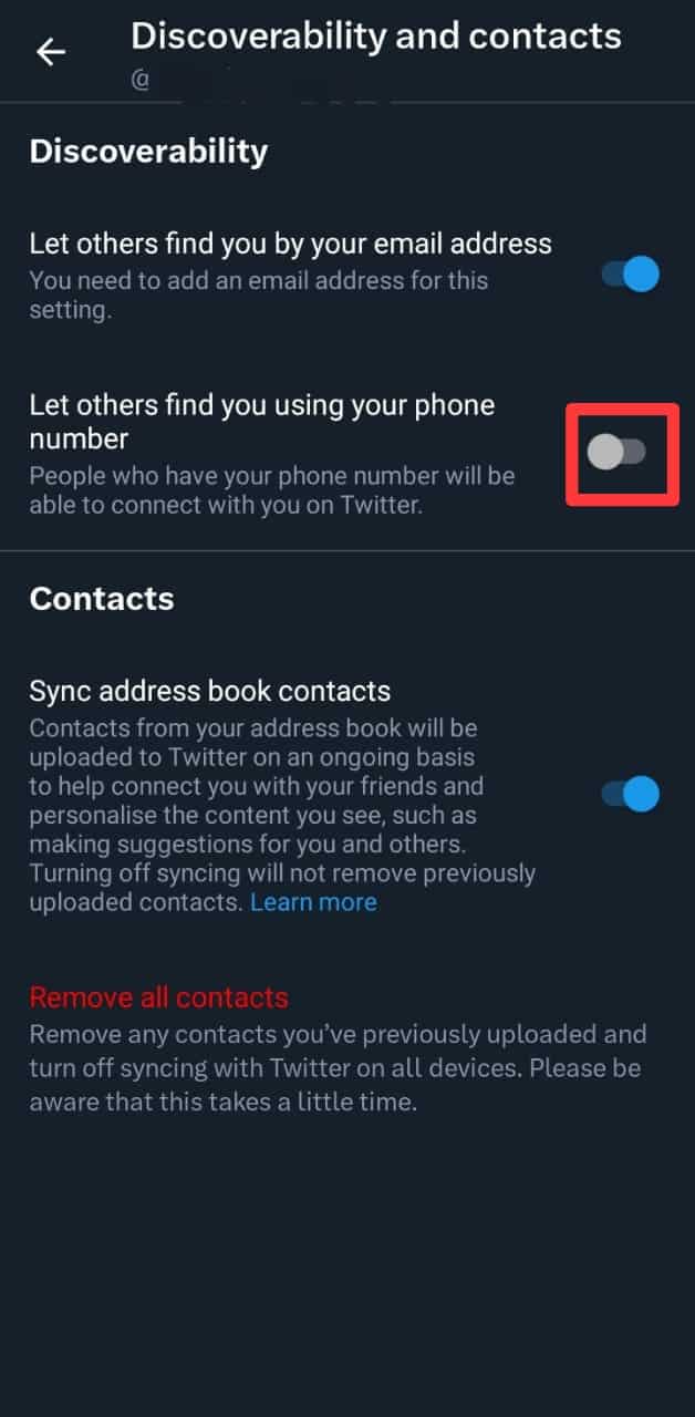 Twitter Let Others Find You Using Your Phone Number