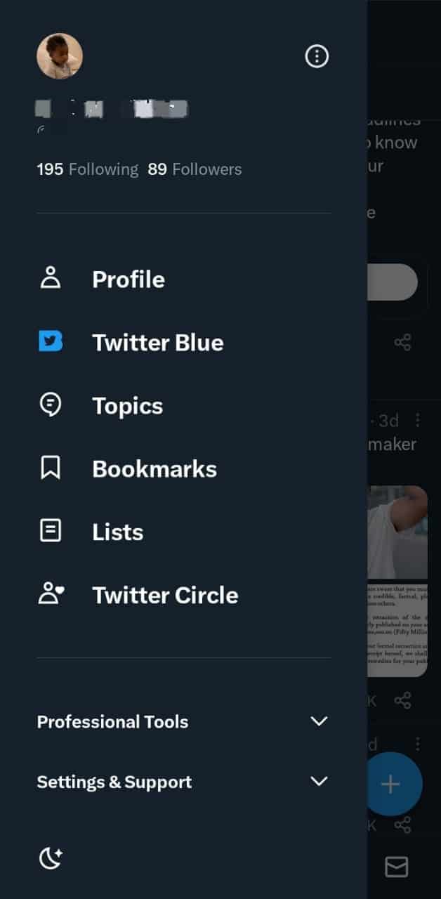 Twitter Profile Page