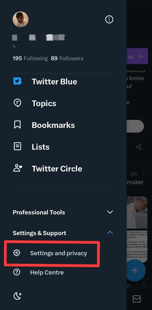 Twitter Settings And Privacy