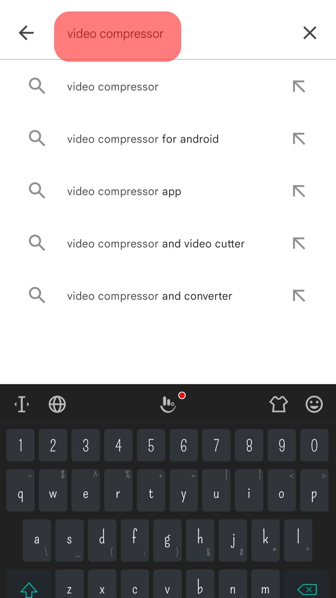 Type Video Compressor Into The Search Bar.