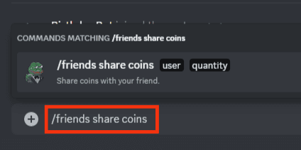 Type The Prefix Friends Share Coins