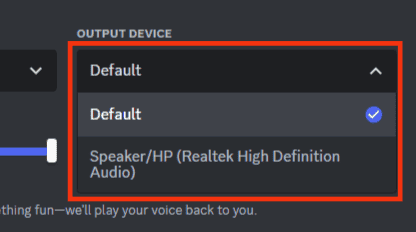 Under The&Nbsp;Output Device