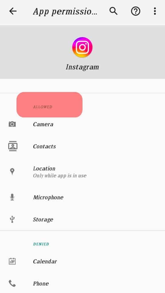 Unverified Instagram App Permissions