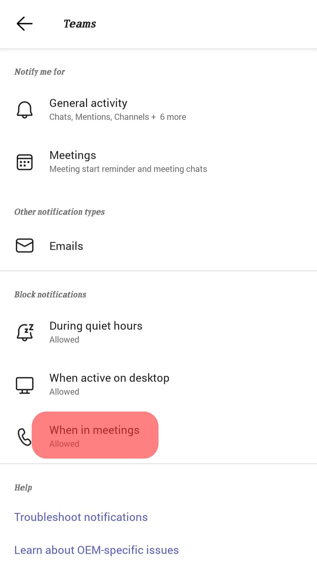 Use The When In Meeting Feature