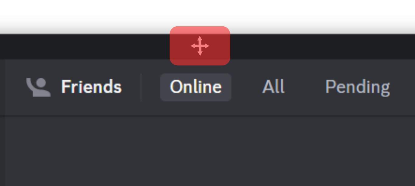 Use The Arrow Keys To Move The Discord Window