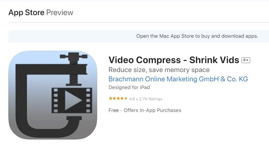 Video Compress App By Shrink Vids.