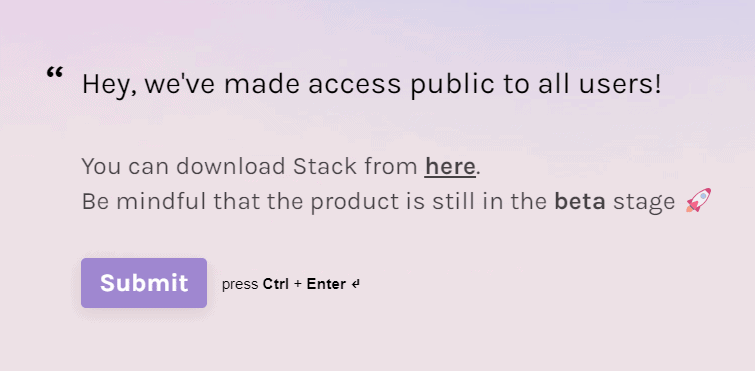 Visit The Stack Website