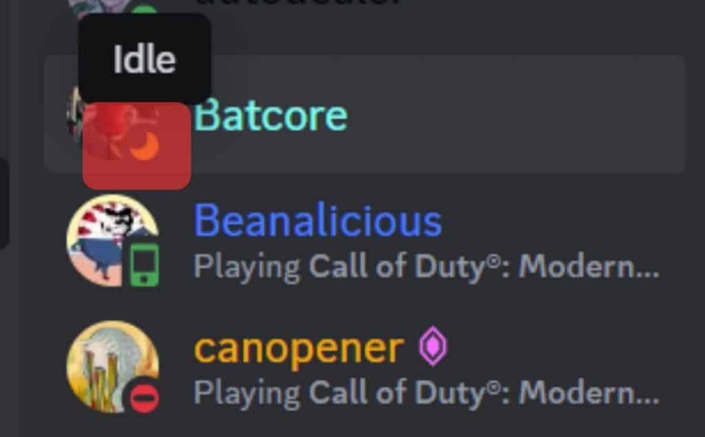 Yellow Orange Phone Icon Indicate On Discord