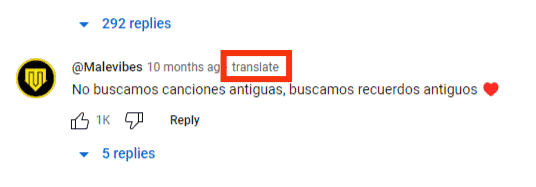 You'll See A Translate Button