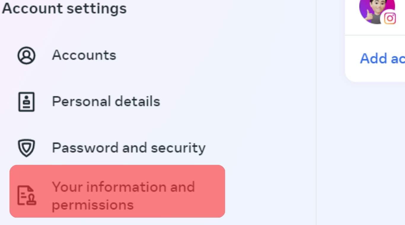 Your Information And Permissions