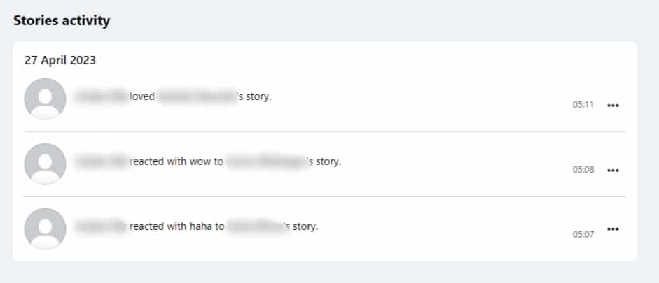 All The Facebook Stories That You've Reacted To Will Appear