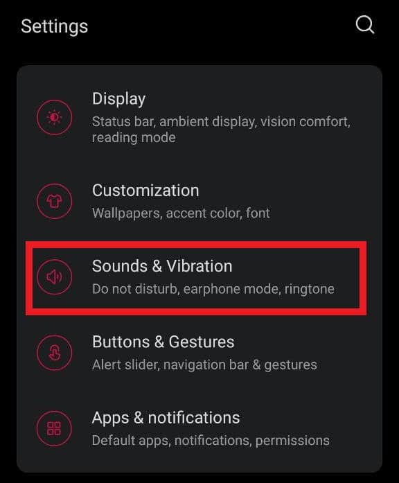 Android Sounds & Vibration