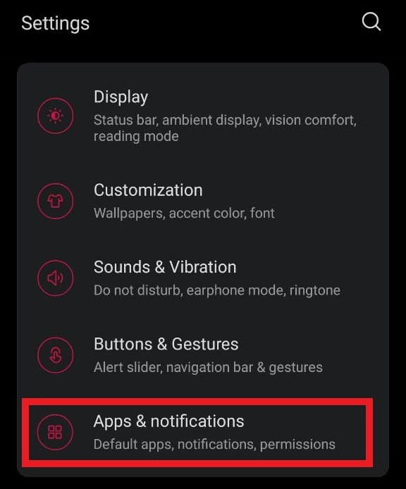 Android Settings