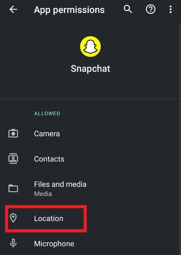 Snapchat Location Permissions