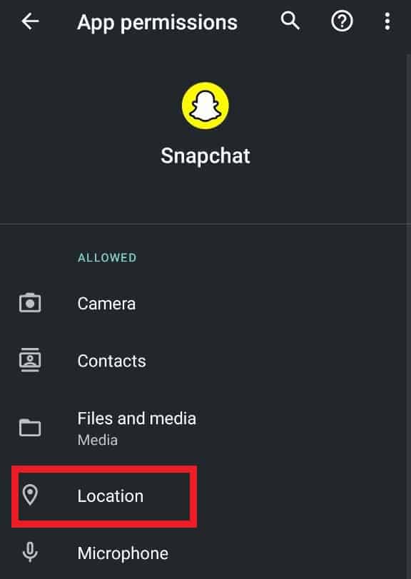 Snapchat Location Permissions