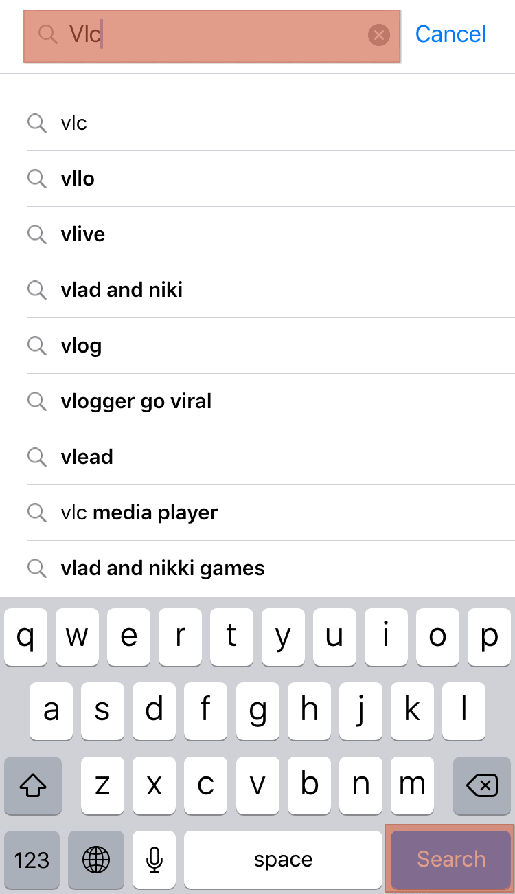 Appstore Vlc Search