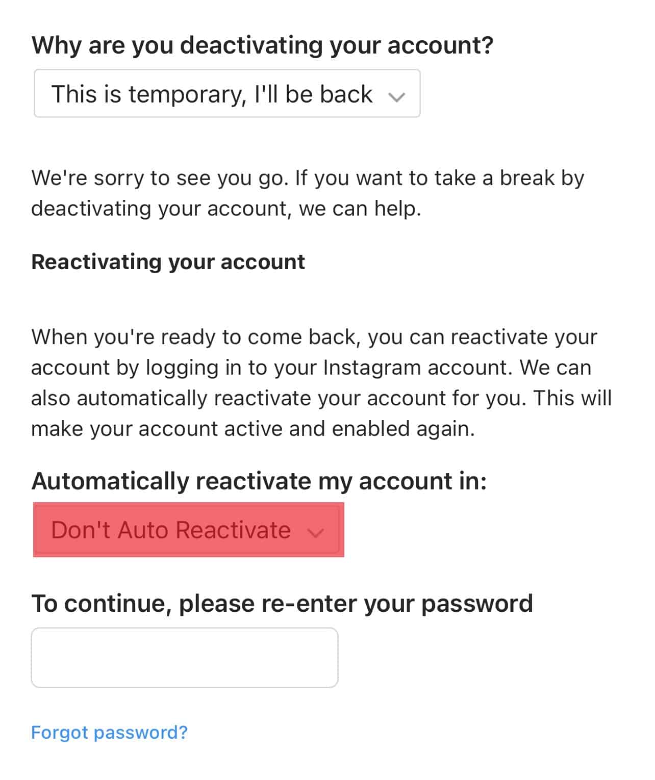 What Does a Deactivated Insta Account Look Like  - 98