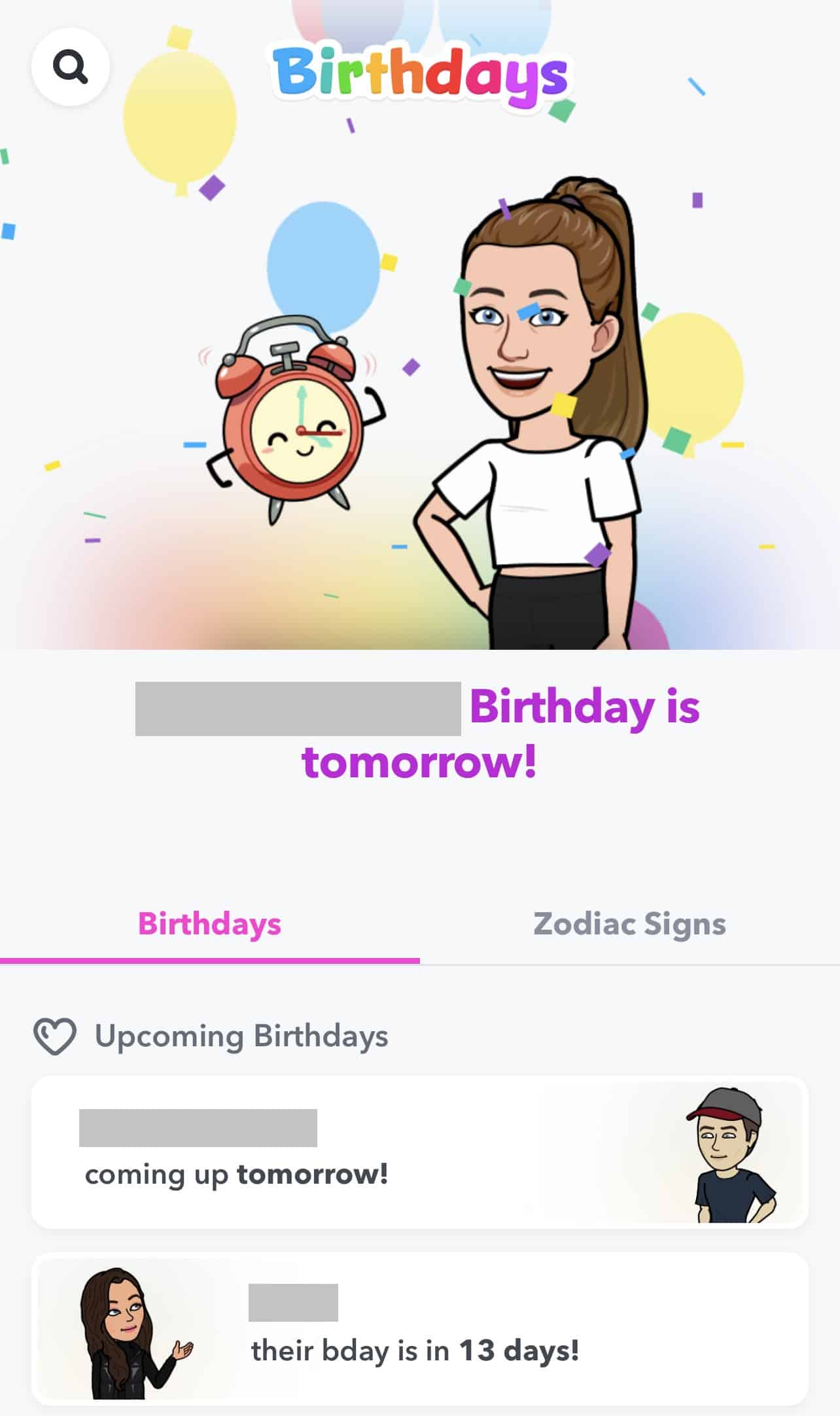 Birthdays On Snapchat