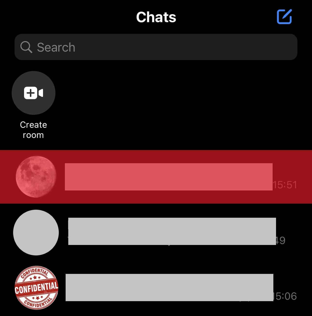 Chats On Facebook Messenger Mobile App