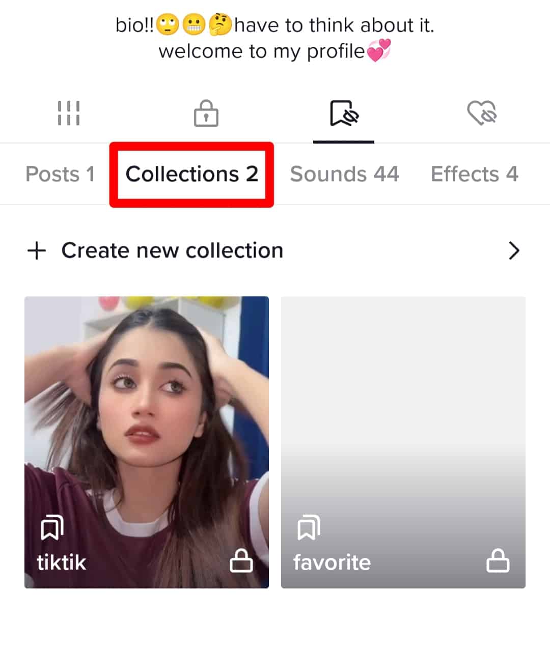 Choose A Collection You Want To Delete Tiktok