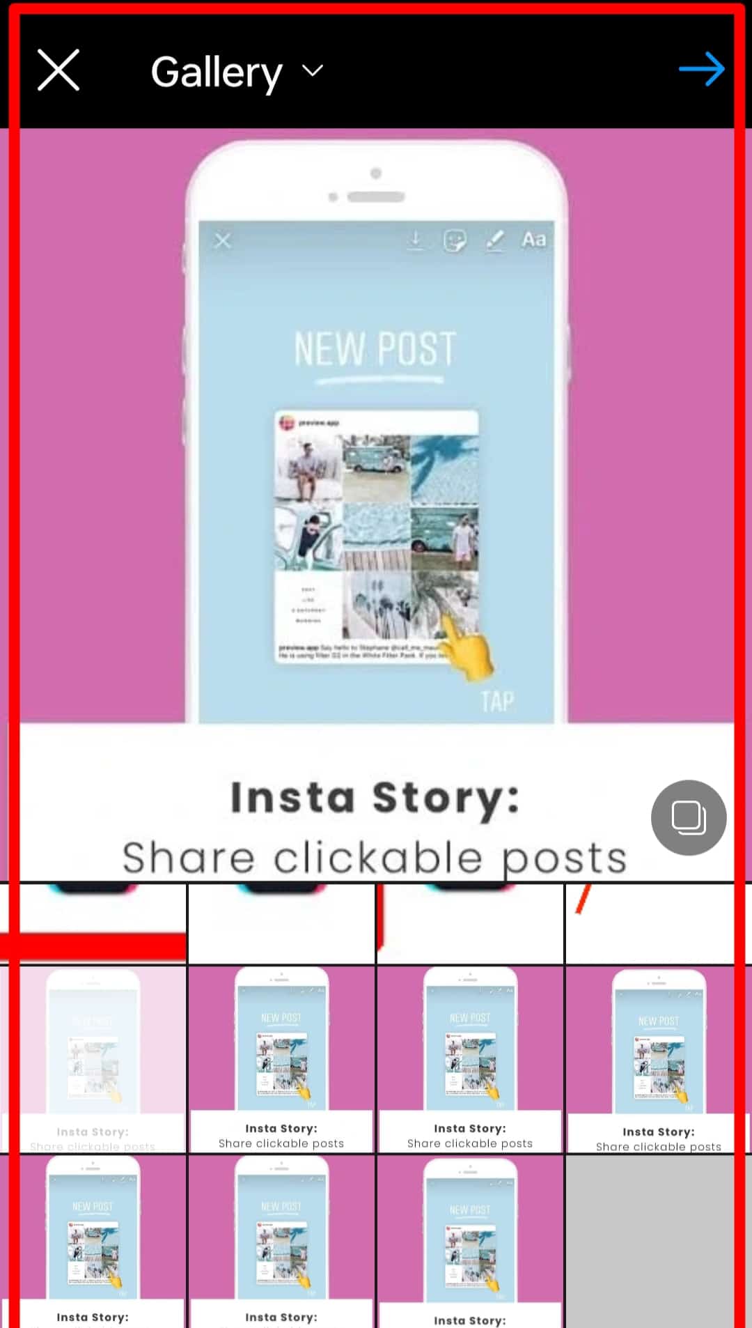 Choose Image From Gallery Or Take New One Instagram