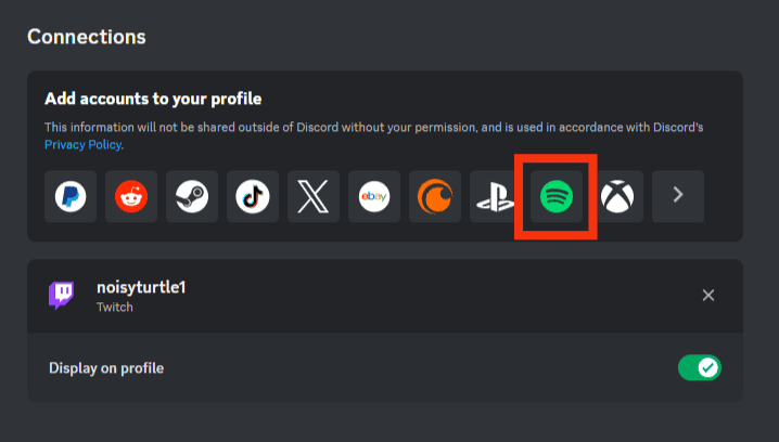 Click On Spotify Icon
