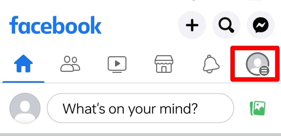 Click On Menu Button In Top Right Corner Facebook