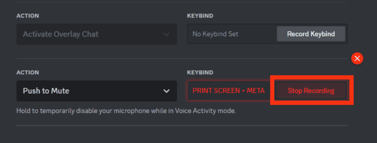 Click On The Stop Recording Button