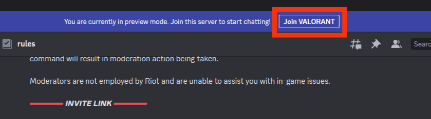 Click The Join [Server Name] Button