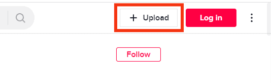 Click The Plus + Upload Button