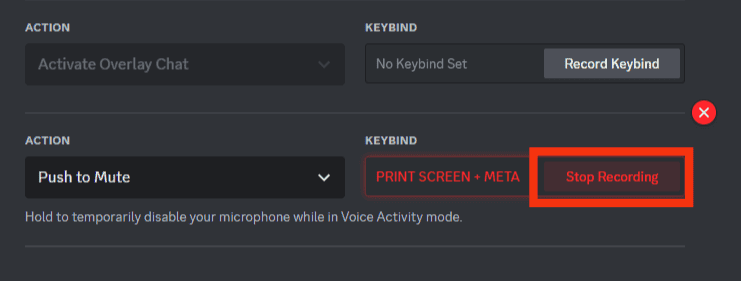 Click The Stop Recording Button