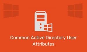 Common Active Directory User Attributes