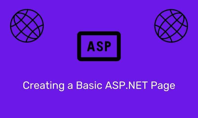 Creating A Basic Asp.net Page