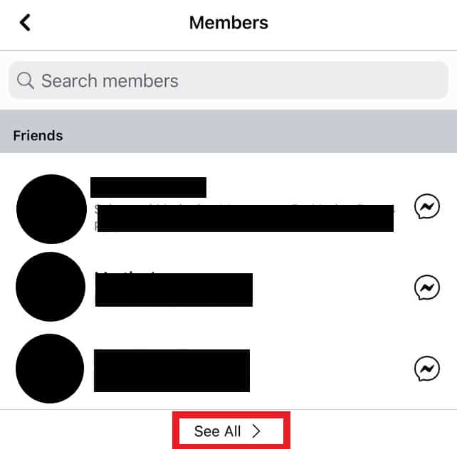 Facebook Friends Of Group Members