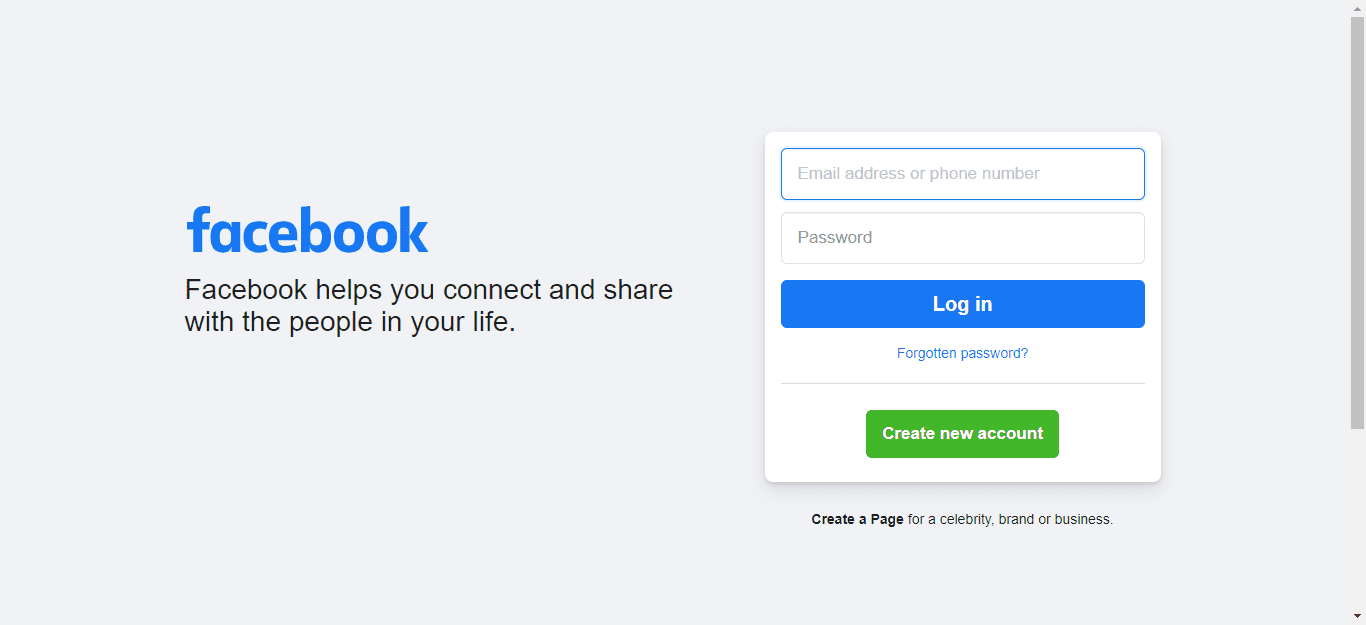 Facebook Login